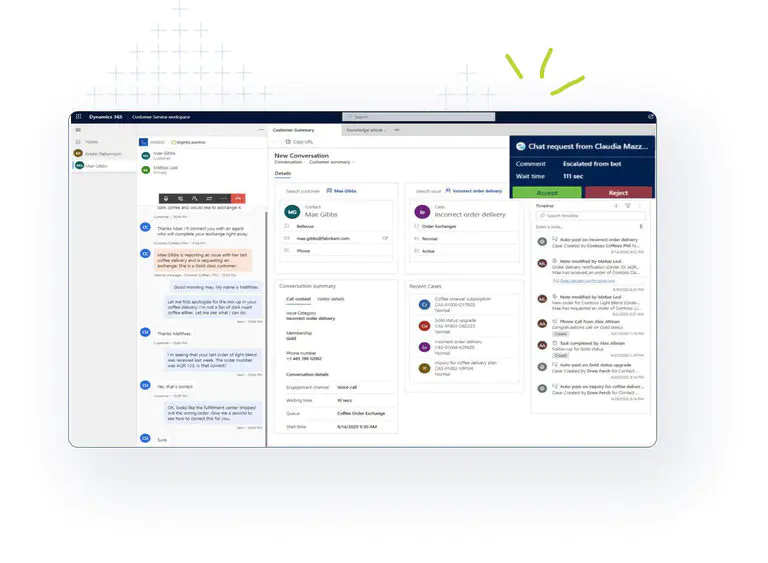 Microsoft D365 et logiciel service client