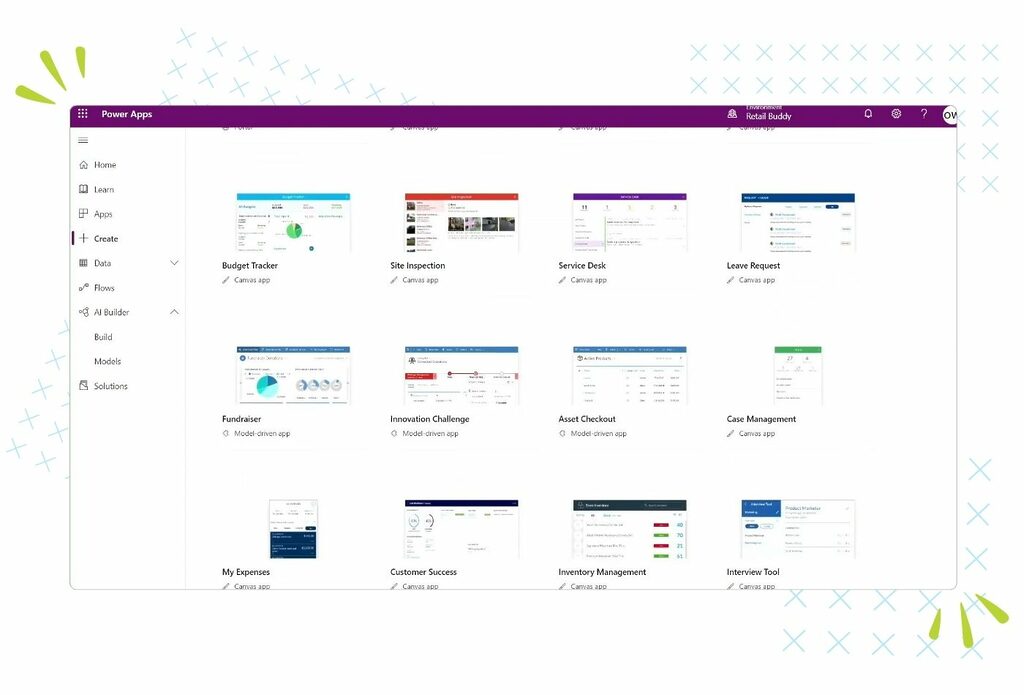 power platform avec microsoft erp